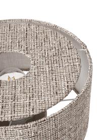 Tweed-Tischlampe Ron, Lampenschirm: Tweed (100% Leinen), Tweed Braun, Ø 30 x H 35 cm
