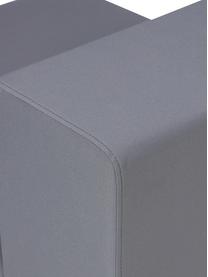Modulo centrale da esterno in tessuto grigio scuro Simon, Rivestimento: 88% poliestere, 12% polie, Struttura: piastra serigrafica, impe, Tessuto grigio scuro, Larg. 75 x Prof. 105 cm