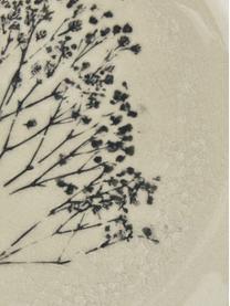 Plato postre artesanal Bea, Gres, Beige, Ø 22 cm