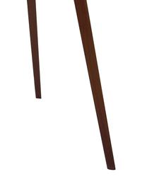 Lampadaire trépied scandinave en bois massif Jake, Couleur crème, brun foncé, Ø 60 x haut. 150 cm