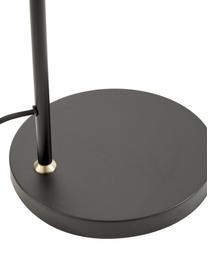 Lampa do czytania ze szklanym kloszem Wilson, Czarny, odcienie mosiądzu, S 28 x W 151 cm