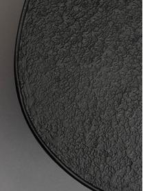 Ovaler Couchtisch Winston in Schwarz, Schwarz, 120 x 32 cm