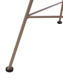 Fauteuil acapulco en plastique tressé Bahia, Taupe, larg. 81 x prof. 73 cm