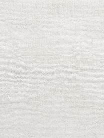 Alfombra artesanal de viscosa Jane Diamond, Parte superior: 100% viscosa, Reverso: 100% algodón, Marfil, An 120 x L 180 cm (Tamaño S)