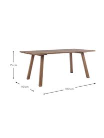 Záhradný stôl Glasgow, 180 x 90 cm, Akáciové drevo, s FSC certifikátom, Akáciové drevo, Š 180 x H 90 cm