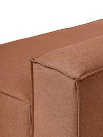 Chaise longue module Lennon, Bekleding: 100% polyester De slijtva, Frame: massief grenenhout, FSC-g, Poten: kunststof, Geweven stof nougat, B 150 x H 68 cm, rugleuning rechts