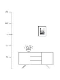 Gerahmter Digitaldruck France 1947, Bild: Digitaldruck auf Papier, Rahmen: Kunststoff (PU), Front: Glas, Rückseite: Mitteldichte Faserplatte , Schwarz, Weiß, B 35 x H 45 cm