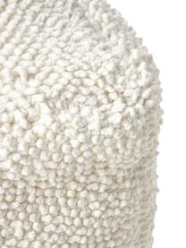Puf z bawełny Indi, Tapicerka: 100% bawełna, Biały, S 45 x W 45 cm