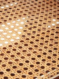 Sillón de ratán en tejido vienés Sissi, Estructura: madera de roble maciza, Asiento: ratán, Madera oscura con tejido vienés, An 52 x F 58 cm