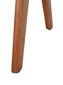 Sedia con braccioli e intreccio viennese Sissi, Struttura: legno di quercia massicci, Seduta: rattan, Legno scuro con intreccio viennese, Larg. 52 x Prof. 58 cm