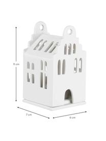Porzellan-Lichthaus Living in Weiß, Porzellan, Weiß, B 7 x H 11 cm