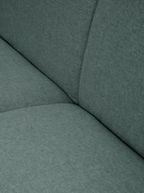Schlafsofa Josephine (3-Sitzer), Bezug: 100% Polyester Der hochwe, Gestell: Massives Kiefernholz und , Füße: Metall, Webstoff Grün, B 238 x T 85 cm
