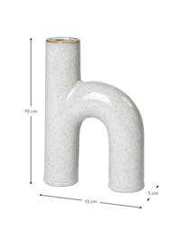 Design vaas Hector van keramiek, Keramiek, Crèmewit, B 13 x H 19 cm