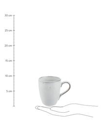 Tasses à thé artisanales Nordic Sand, tailles variées, 6 pièces, Grès cérame, Tons gris et beiges, Ø 8 x haut. 10 cm, 250 ml