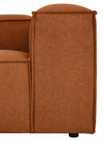 Módulo de esquina sofá Lennon, Tapizado: 100% poliéster Alta resis, Estructura: madera de pino maciza, ma, Patas: plástico, Tejido terracota, An 119 x F 119 cm, chaise longue izquierda