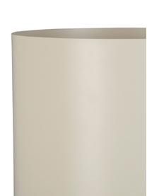 Plantenpottenset Courba van metaal, 2-delig, Gecoat metaal, Zwart, beige, Set met verschillende formaten