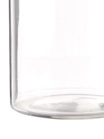 Kleines Vasen-Set Kassandra mit Messingdeckel, 2-tlg., Vase: Glas, Deckel: Edelstahl vermessingt, An, Vase: Transparent Deckel: Messing, Set mit verschiedenen Größen