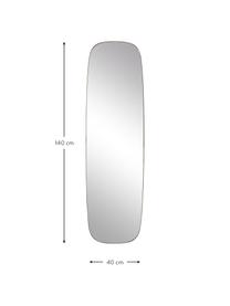Eckiger Wandspiegel Alyson, Rahmen: Metall, pulverbeschichtet, Rückseite: Mitteldichte Holzfaserpla, Spiegelfläche: Spiegelglas, Messingfarben, B 54 x H 168 cm