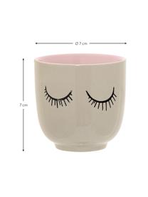 Taza Audrey, Gres, Beige, negro, Ø 7 x Al 7 cm, 180 ml