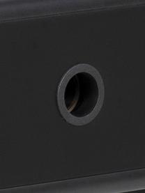 Bureau Pascal in zwart met lade, Poten: gelakt metaal, Zwart, B 100 x H 55 cm