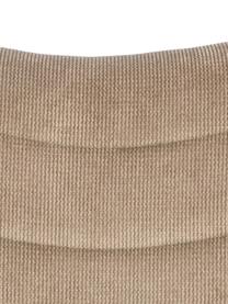 Chaise lounge velours côtelé Bubba, Tissu beige, larg. 67 x prof. 81 cm