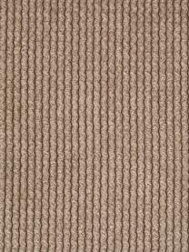Chaise lounge velours côtelé Bubba, Tissu beige, larg. 67 x prof. 81 cm
