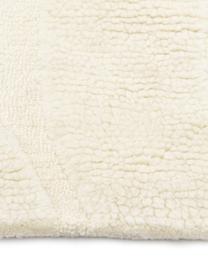 Alfombra de lana artesanal texturizada Clio, Parte superior: 100% lana, Reverso: 100% algodón Las alfombra, Beige, An 160 x L 230 cm (Tamaño M)