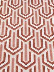 Tappeto con struttura alta-bassa Beverly, Retro: lattice, Tonalità rosse, tonalità beige, Larg. 170 x Lung. 240 cm, (taglia M)