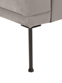 Sillón de terciopelo Fluente, Tapizado: terciopelo (poliéster de , Estructura: madera de pino maciza, Patas: metal con pintura en polv, Terciopelo beige, An 74 x F 85 cm