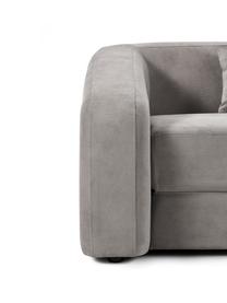 Schlafsofa Eliot (3-Sitzer), Bezug: 88% Polyester, 12% Nylon , Füße: Kunststoff, Webstoff Dunkelgrau, B 230 x H 70 cm