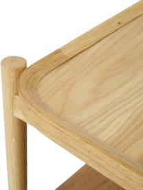 Mesa de centro de roble Libby, Estructura: madera de roble maciza pi, Roble, An 110 x Al 35 cm