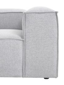 Módulo de esquina sofá Lennon, Tapizado: 100% poliéster Alta resis, Estructura: madera de pino maciza, ma, Patas: plástico, Tejido gris claro, An 119 x F 119 cm, chaise longue izquierda