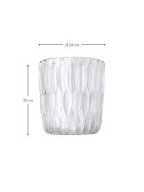 Váza Jelly, Akrylátové sklo, Transparentní, Ø 24 cm, V 25 cm