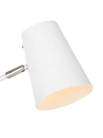 Lámpara de lectura Linear, con estante y conexión USB, Pantalla: metal recubierto, Blanco, F 65 x Al 144 cm