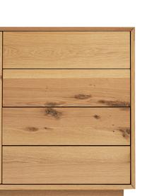 Sideboard Noel aus Eschenholzfurnier, Mitteldichteholzfaserplatte (MDF) mit Eschenholzfurnier, Helles Holz, B 180 x H 79 cm