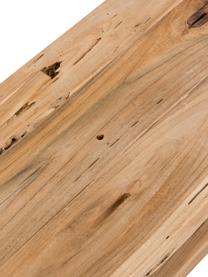 Ławka z drewna tekowego z recyklingu Lawas, Naturalne drewno tekowe, Drewno tekowe, S 100 x W 46 cm