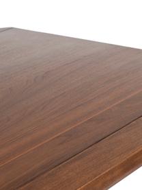 Stół do jadalni z drewna jesionowego Storm, Blat: płyta pilśniowa średniej , Drewno orzechowe, S 220 x G 90 cm