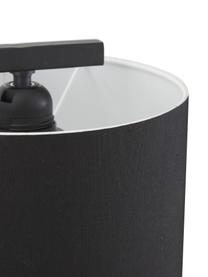 Lampadario grande con paralumi in tessuto Valiz, Struttura: metallo rivestito, Baldacchino: metallo rivestito, Nero, beige, bianco, marrone, Larg. 110 x Alt. 22 cm