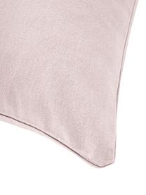 Flanell-Kopfkissenbezug Biba, Webart: Flanell Flanell ist ein k, Rosa, B 80 x L 80 cm
