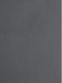 Fluwelen chaise longue Fluente in donkergrijs met metalen poten, Bekleding: fluweel (hoogwaardig poly, Frame: massief grenenhout, FSC-g, Poten: gepoedercoat metaal., Fluweel donkergrijs, B 202 x D 85 cm, rugleuning links