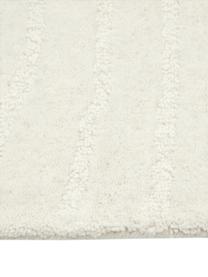 Wollteppich Aaron, handgetuftet, Flor: 100 % Wolle, Cremeweiß, B 160 x L 230 cm (Größe M)