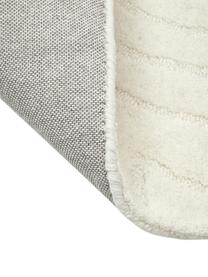 Ručně všívaný vlněný koberec Aaron, Krémově bílá, Š 160 cm, D 230 cm (velikost M)