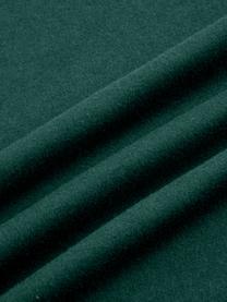 Pościel z flaneli Biba, Leśny zielony, 135 x 200 cm + 1 poduszka 80 x 80 cm