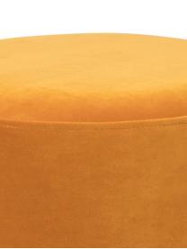Sametový taburet Bubbly, Odstíny žluté, Ø 35 cm, V 39 cm