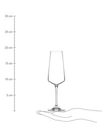 Kristallen wijnglazen Aria, 18-delig (6 personen), Kristalglas, Transparant, Set in verschillende formaten