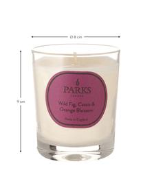 Vela perfumada Aromatherapy (higo, cassis y naranja), Recipiente: cristal, Transparente, blanco, rosa, Ø 8 x Al 9 cm