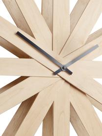 Zegar ścienny Ribbon, Drewno bukowe, antracytowy, Ø 51 cm