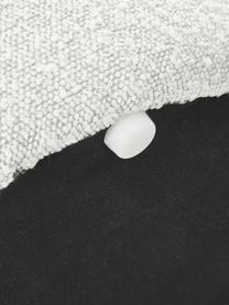 Taburete tapizado en tejido bouclé Alto, Tapizado: tejido bouclé (100% polié, Estructura: madera de pino maciza, ma, Bouclé blanco crema, Ø 42 x Al 47 cm