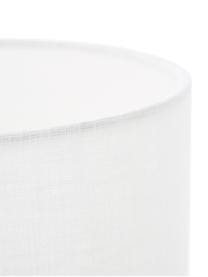 Keramická stolní lampa s antickou úpravou Cous, Stínidlo: bílá Podstava lampy: modrá s antickou úpravou, Ø 24 cm, V 42 cm