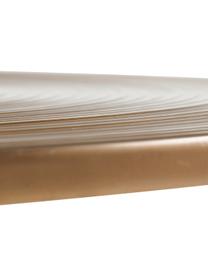 Ronde eettafel Hypnotising, Ø 92 cm, Gelakt aluminium, Messingkleurig, Ø 92 x H 76 cm